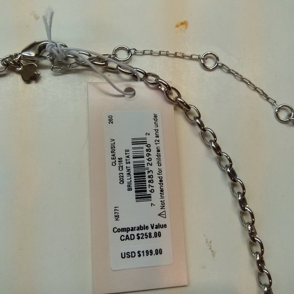 Kate Spade New Silver Dome Statement Necklace - Picture 3 of 3